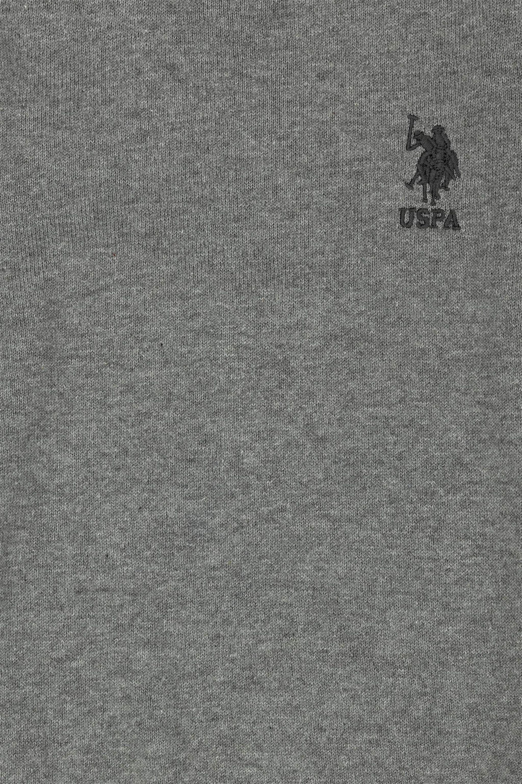 Серый меланжевый базовый свитер для мальчика - U.s. polo assn фото 3