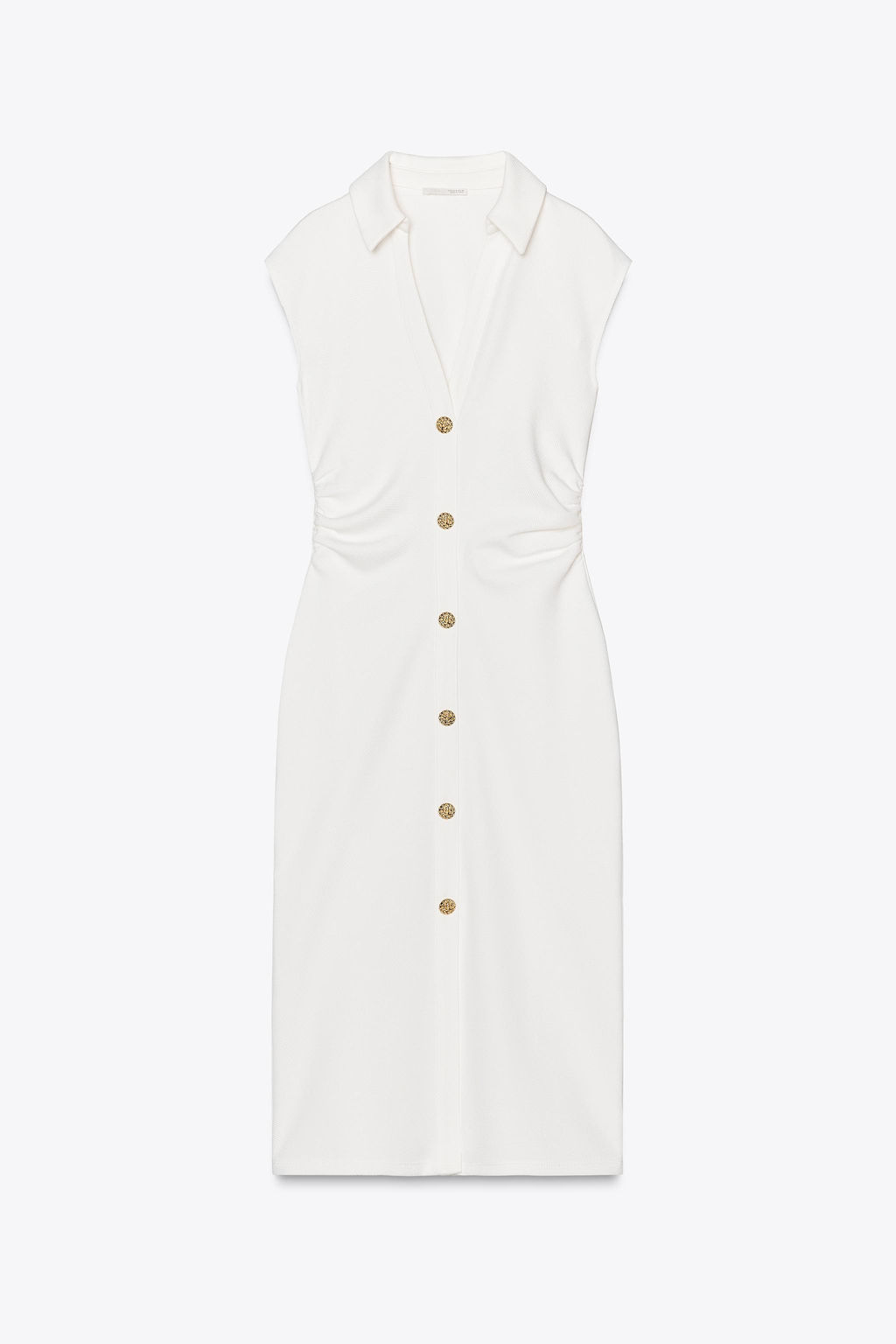 PIQU_ SHIRT DRESS - Zara фото 7