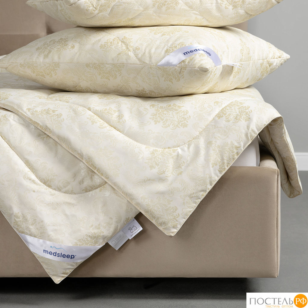 MEDSLEEP CAMEL WOOL Одеяло 200х220, 1пр., микробамбук/шерсть/микроволокно  фото 2