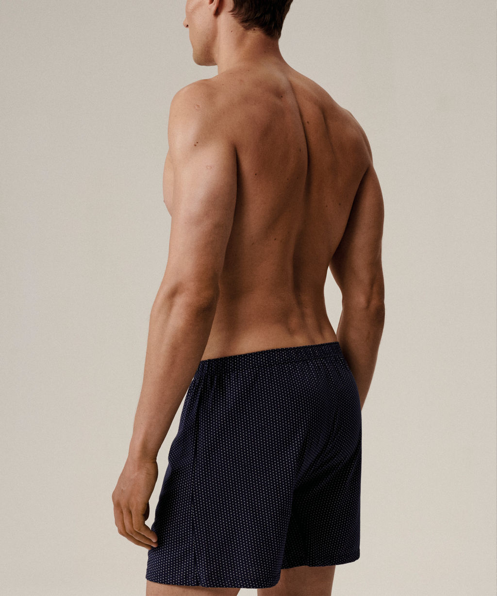 ATLANTIC 2MBX-079 Трусы боксеры Small Print - набор 2 шт. кобальт + темно-голубой  фото 3