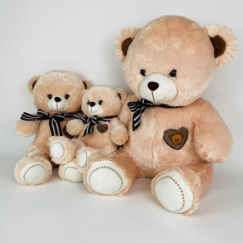 Мягкая игрушка Мишка с полосатым бантом 40 см (арт. 4858/40) - Storyland фото 9