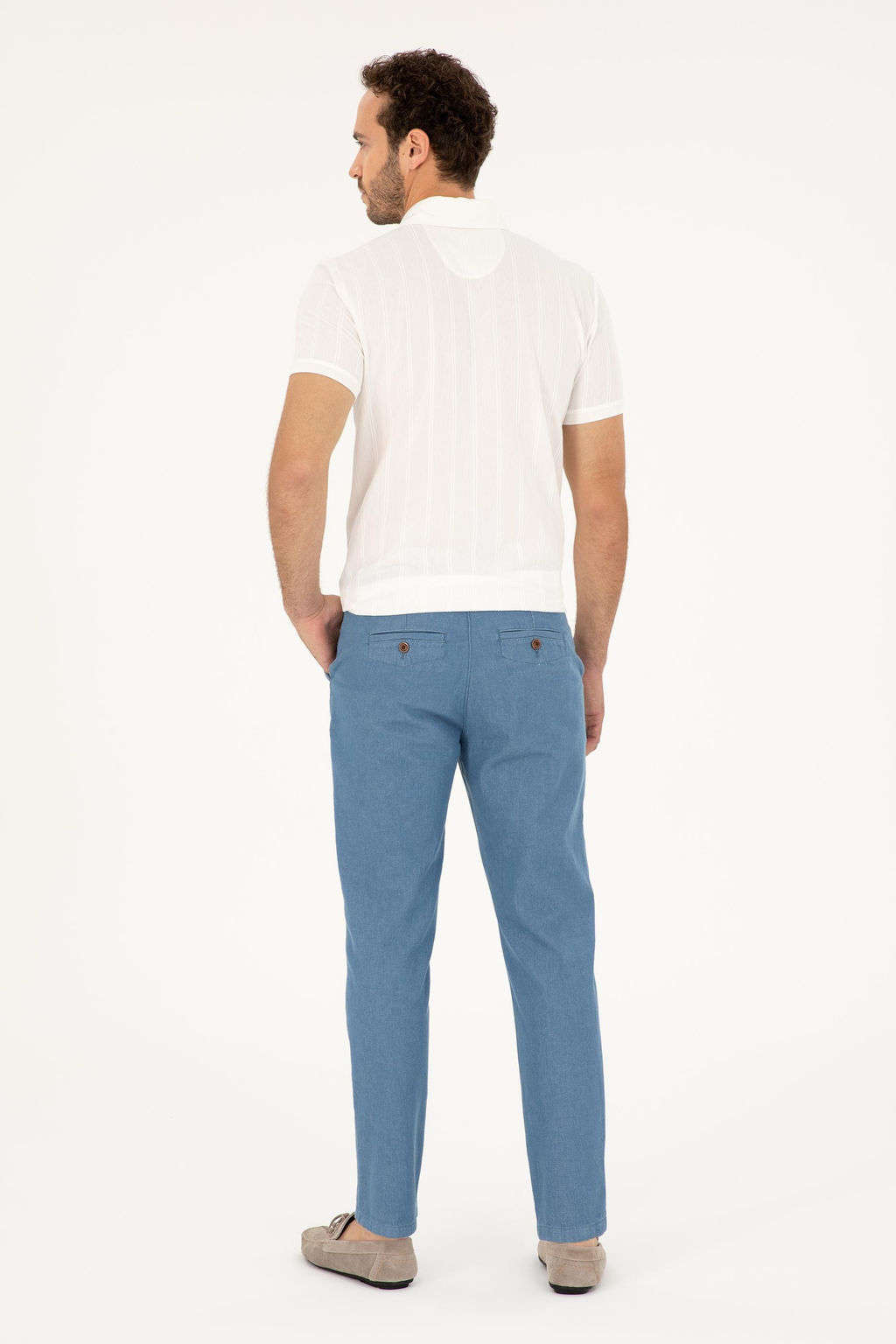 U. S. Polo Assn / Мужские джинсовые брюки цвета индиго - U.s. polo assn фото 4