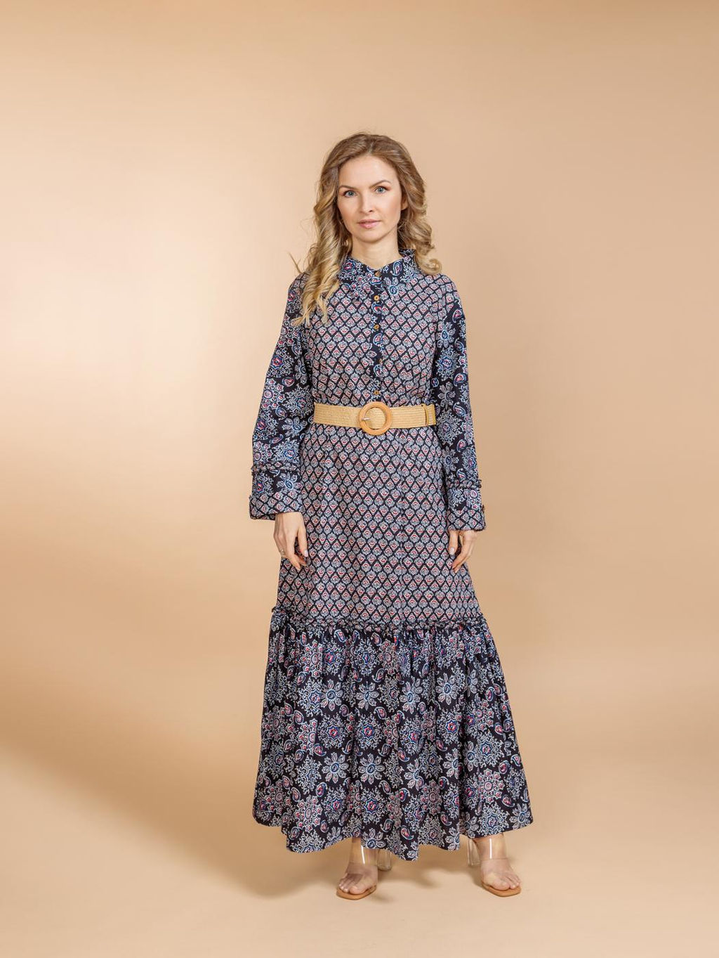 Платье (хлопок) №25-581-2 (Лето-2025) - Ганг фото 5