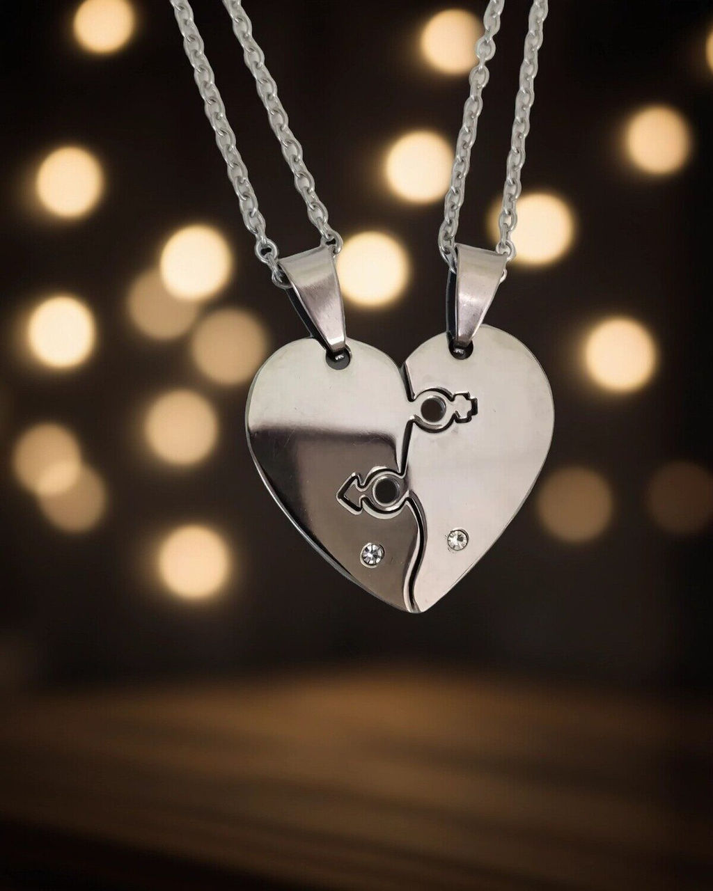 Подвеска парная Сердце