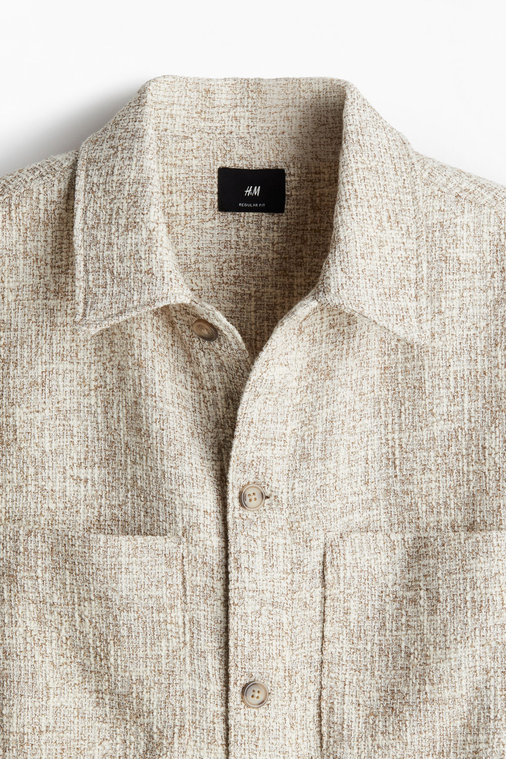 Camisa de tweed Regular Fit - H&m фото 2