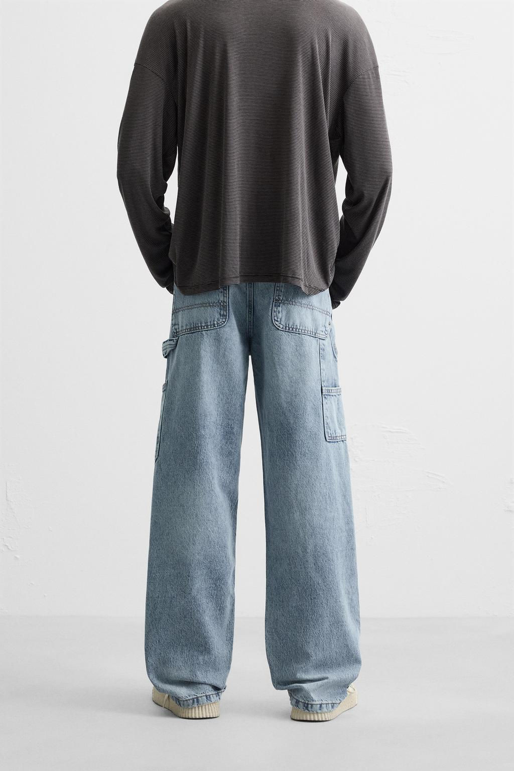 CARPENTER STRAIGHT-LEG JEANS - Zara фото 3