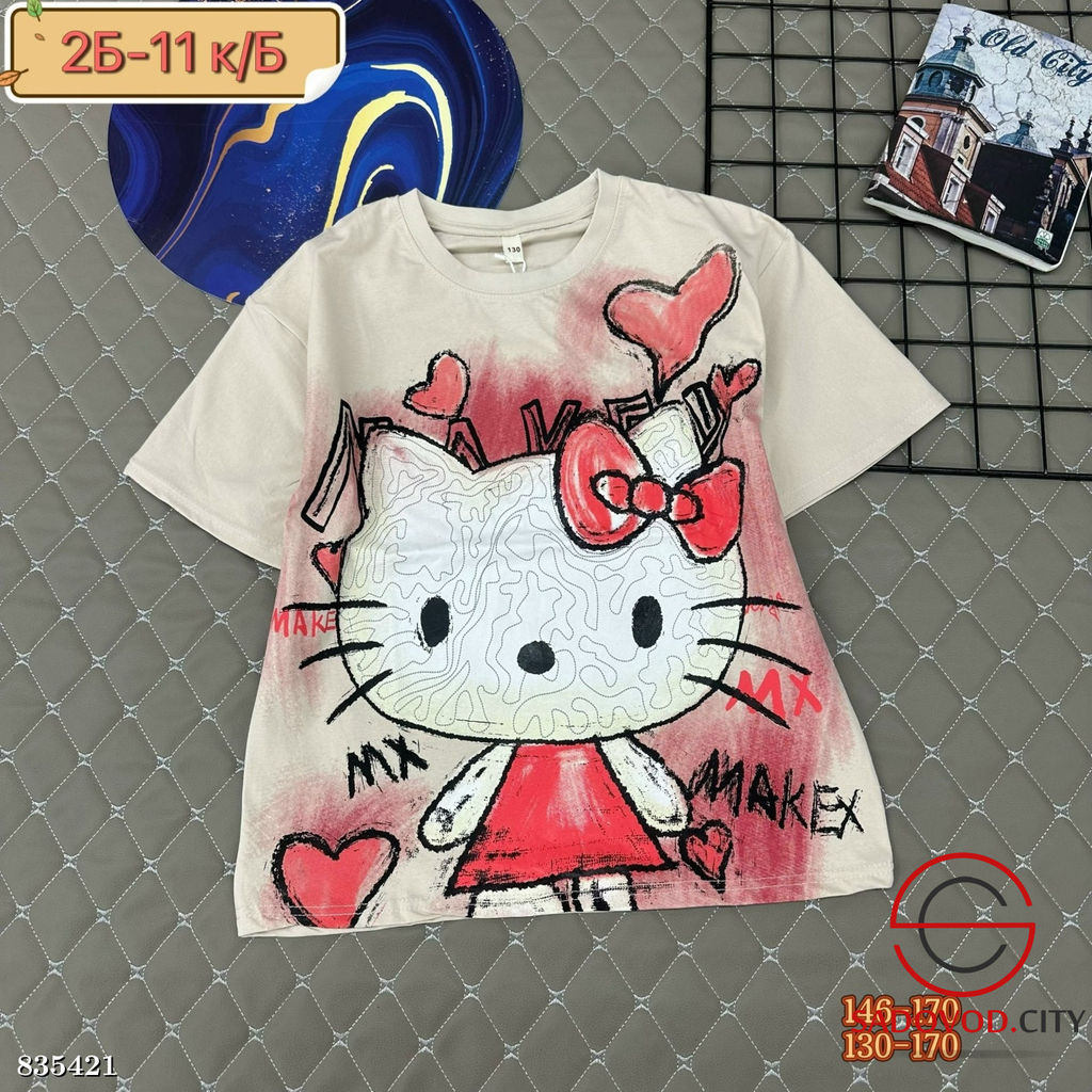 Футболка для девочки с рисунком