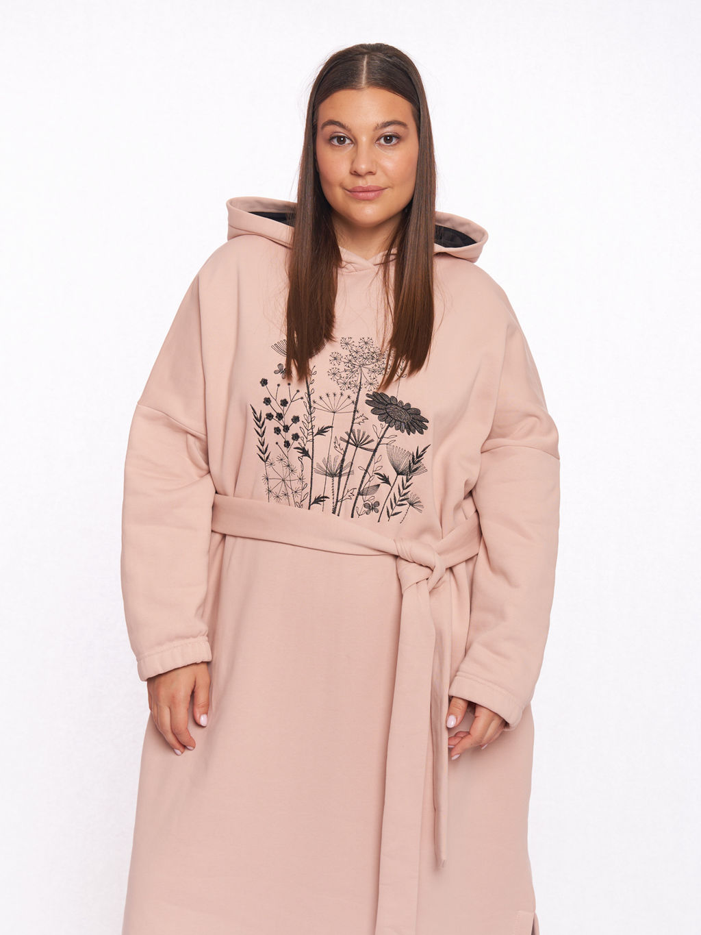 Платье с капюшоном PP83261PIN37 - Артесса фото 11