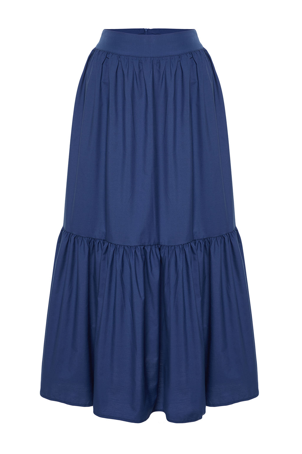 TRENDYOLMILLA Indigo Klos Pamuklu Maxi Boy Dokuma Etek TWOSS24ET00059  фото 8