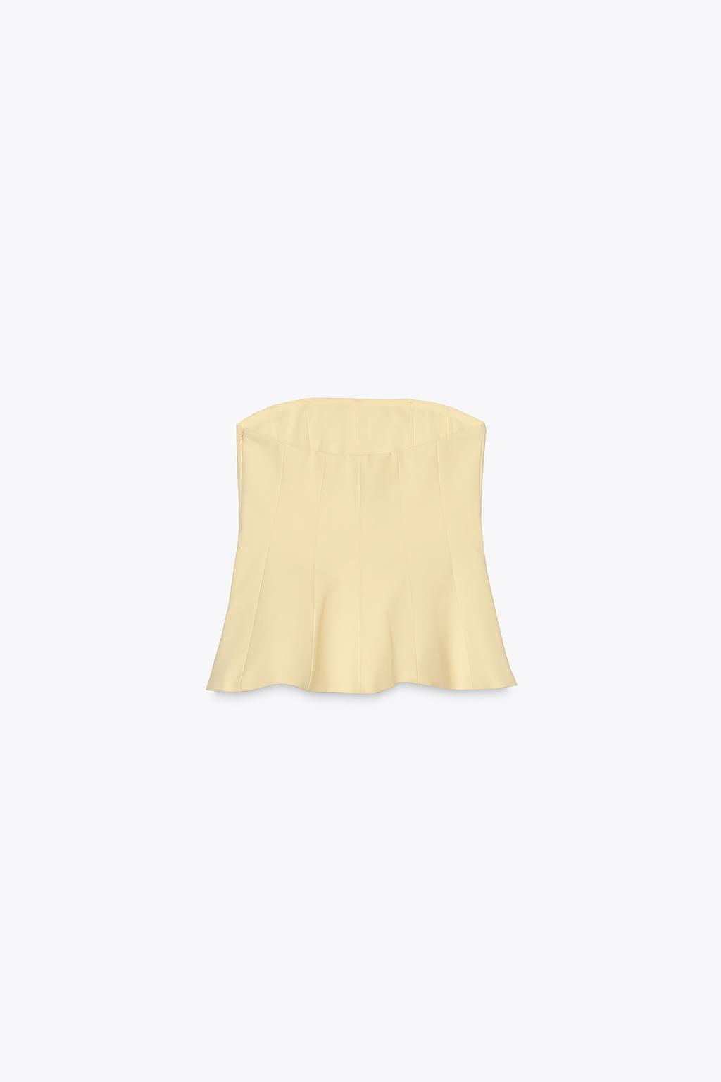 PEPLUM BANDEAU TOP - Zara фото 9