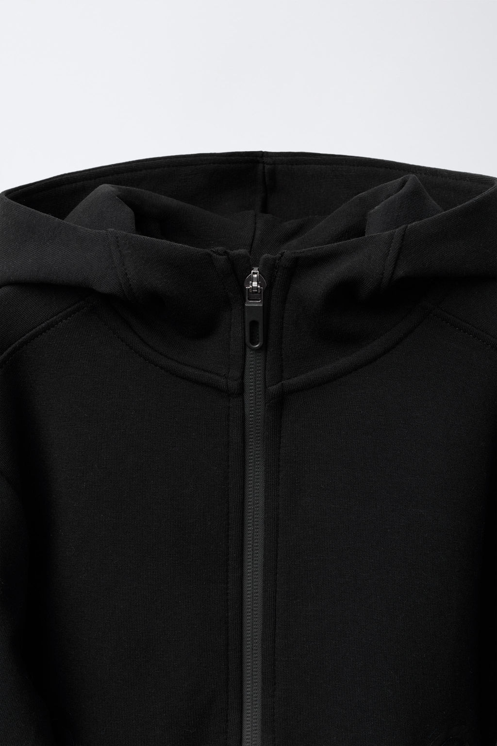 SPORTY INTERLOCK ZIP-UP HOODIE - Zara фото 3
