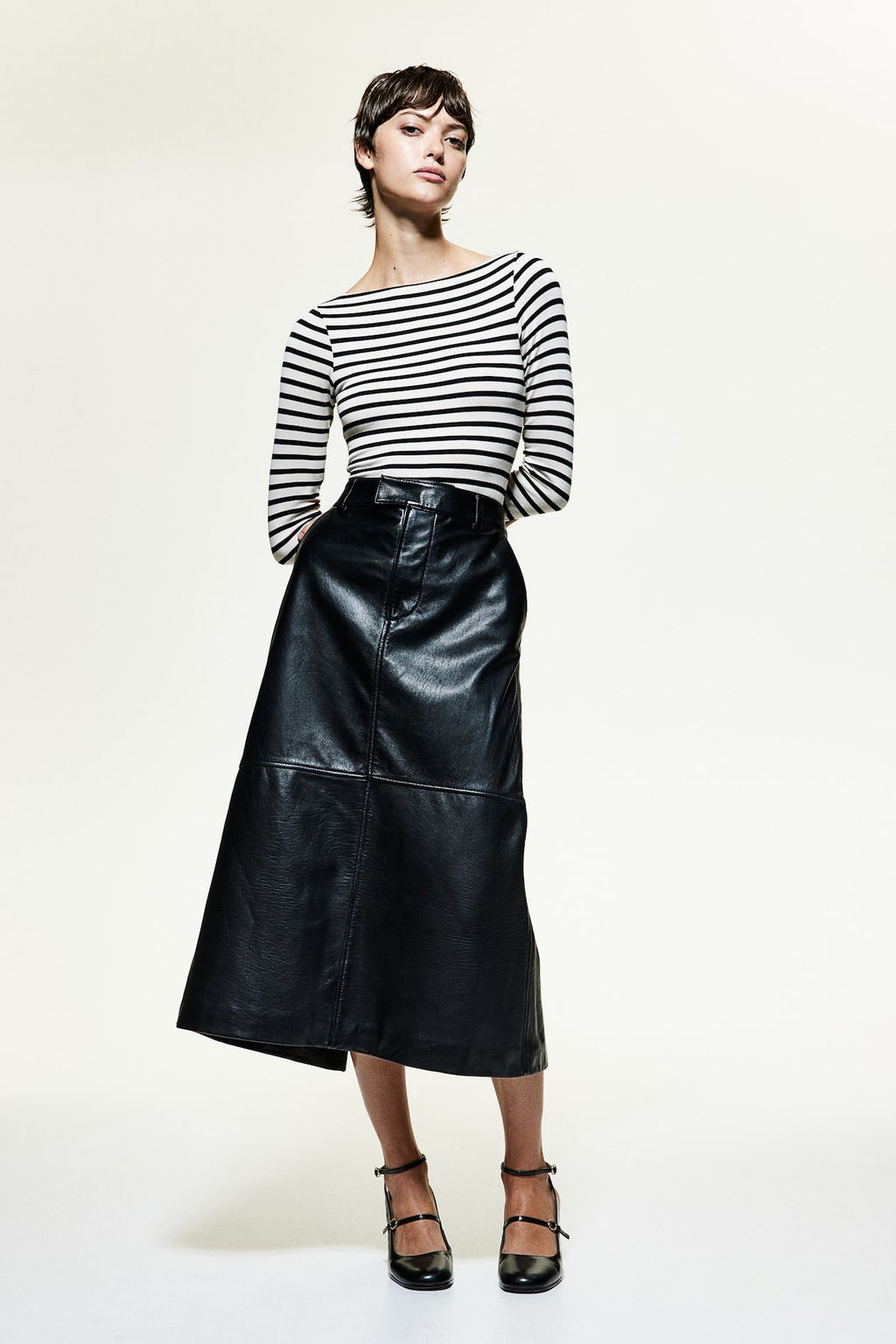 Falda tubo de piel - H&m фото 2