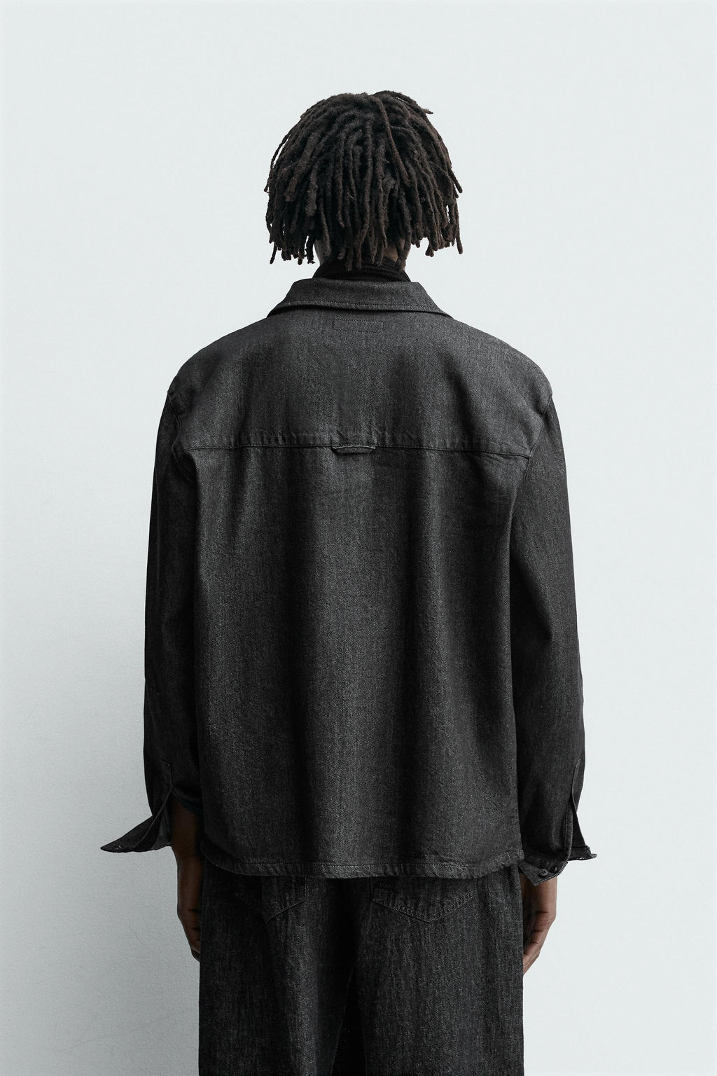 WASHED DENIM SHIRT - Zara фото 3