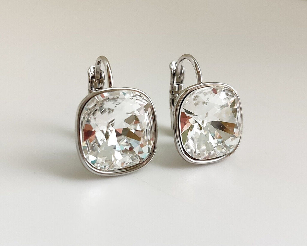 Серьги с кристаллами Swarovski