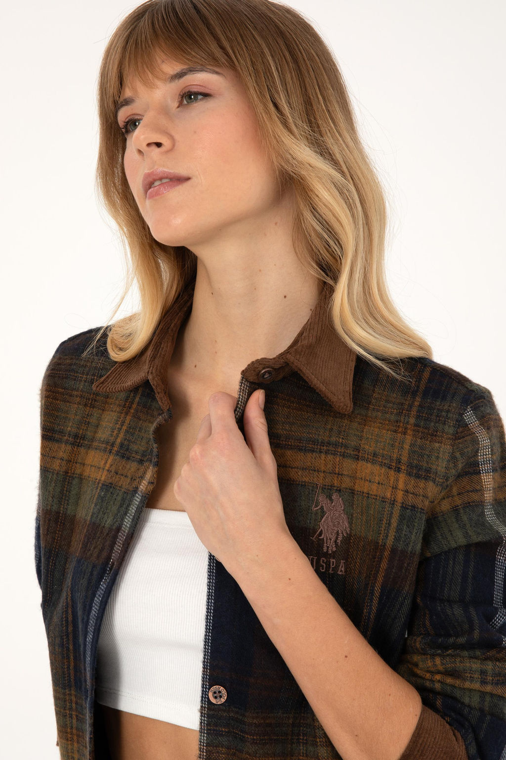 Kad_n Kahverengi Uzun Kollu G_mlek - U.s. polo assn фото 2