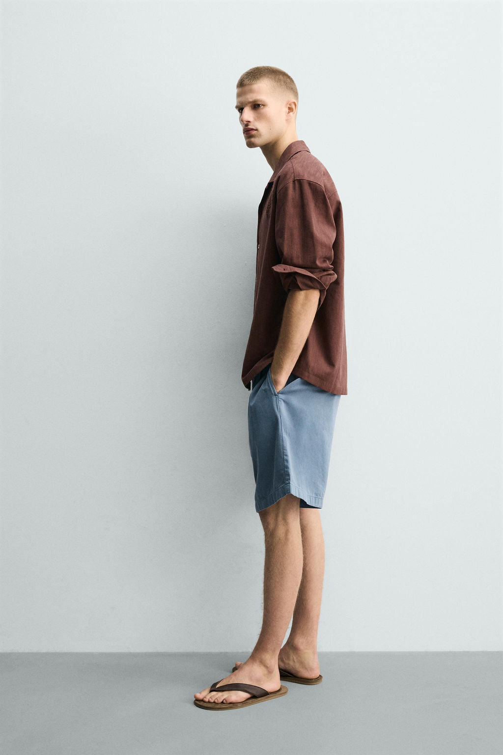 CAMISA CROCHET GEOM?TRICO / Granate - Zara фото 4