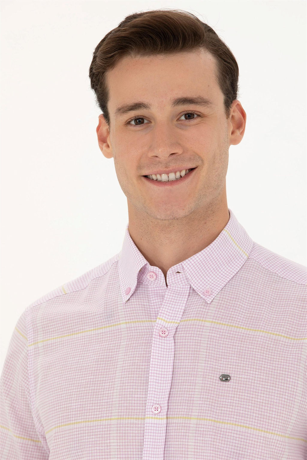 U. S. Polo Assn Мужская рубашка с коротким рукавом Magnolia - U.s. polo assn фото 2