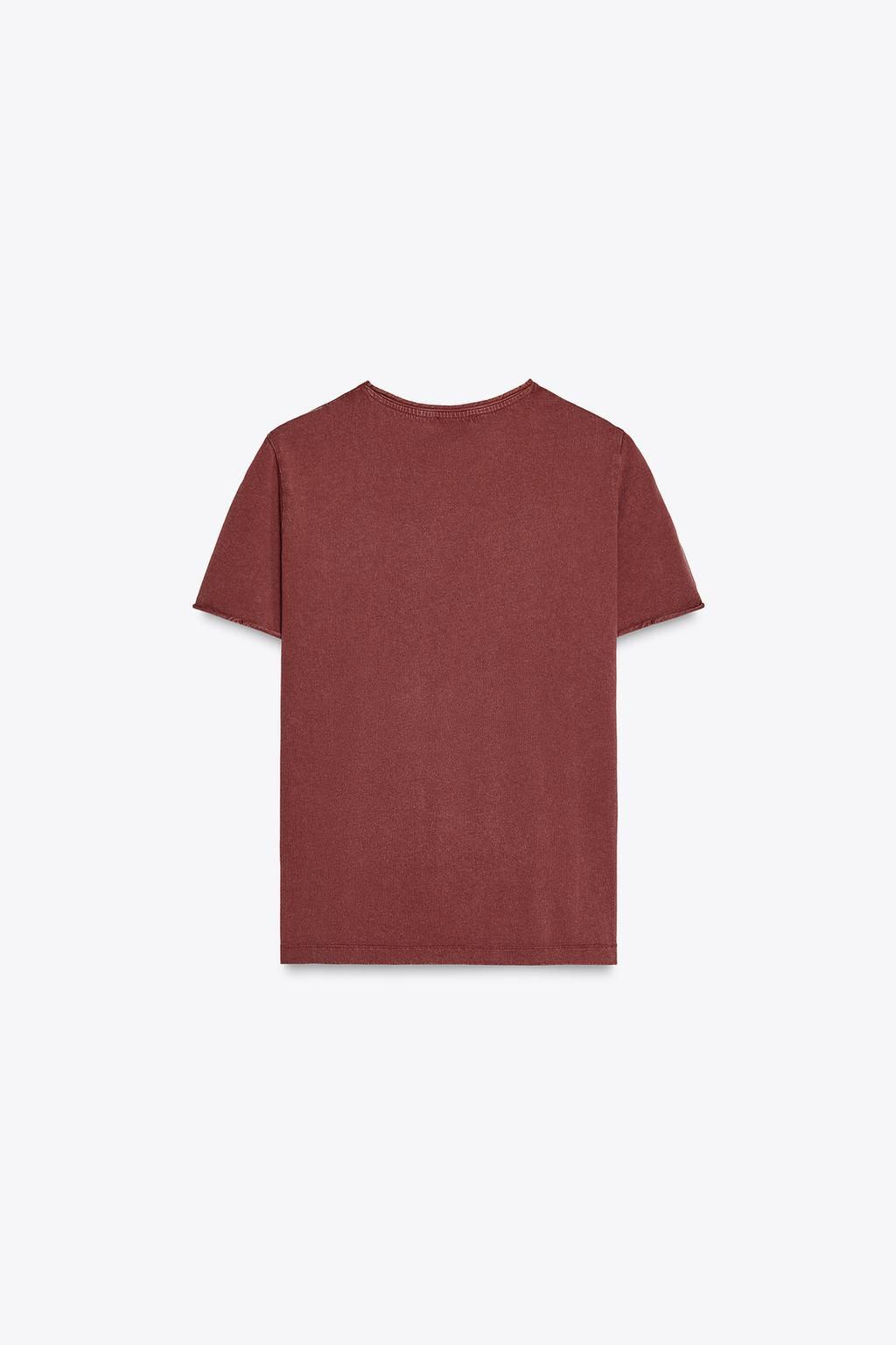 FADED SHORT SLEEVE T-SHIRT - Zara фото 45