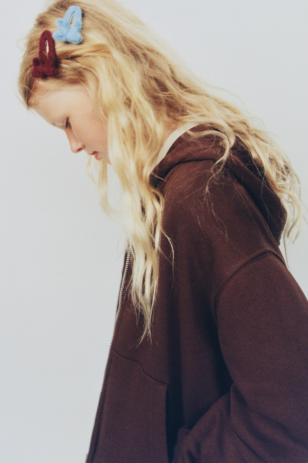 PACK OF TWO BOW KNITTED HAIR CLIPS - Zara фото 5