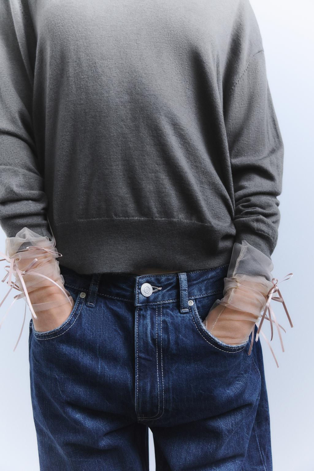 BASIC WOOL BLEND SWEATER - Zara фото 11