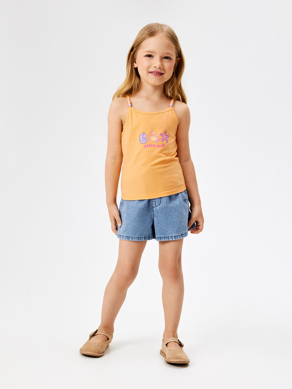 ACOOLA / Майка детская для девочек Korinf персиковый