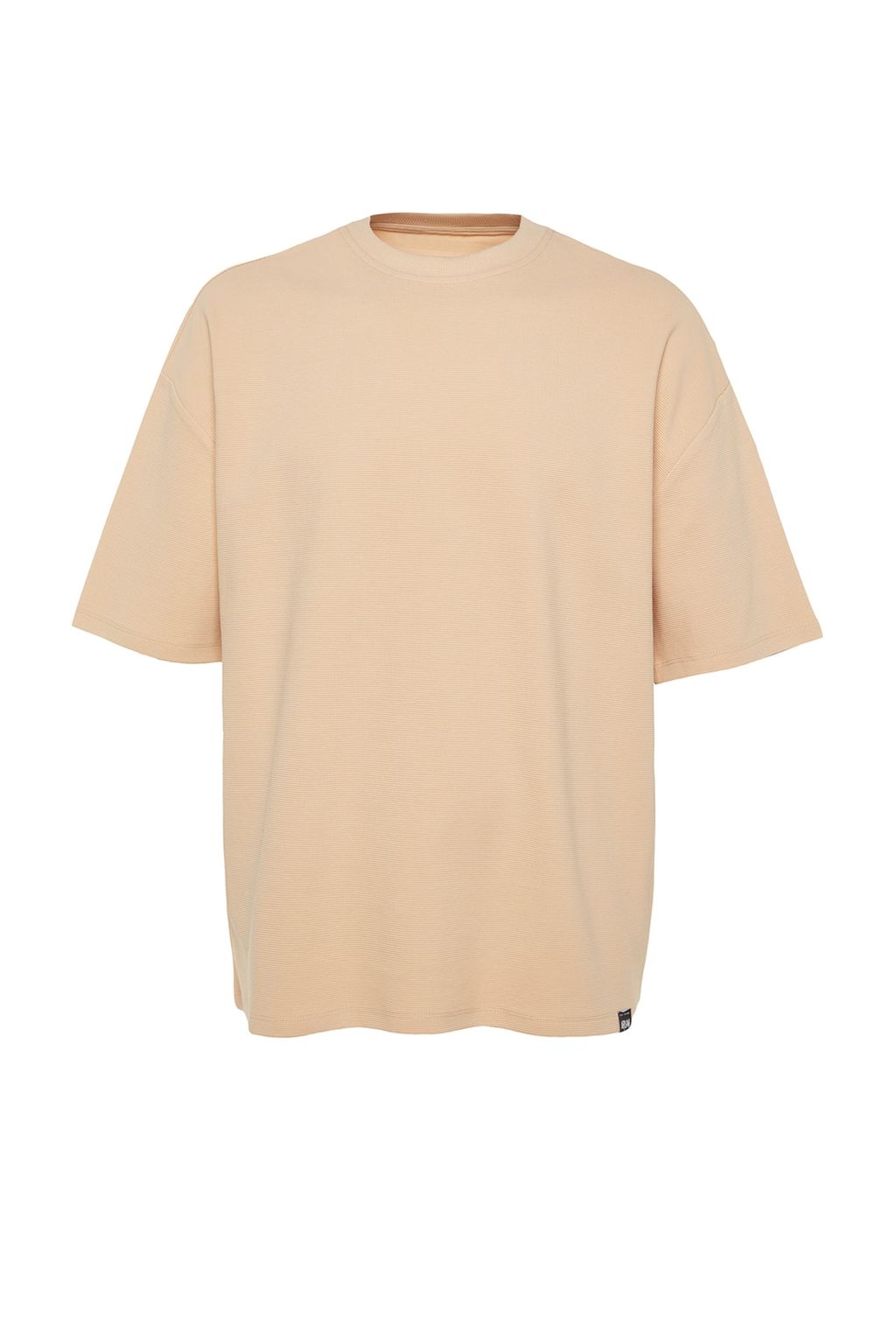 TRENDYOL MAN Premium Ekru Oversize %100 Pamuklu Etiketli Dokulu T-Shirt TMNSS23TS00069 - Trendyolmilla фото 7