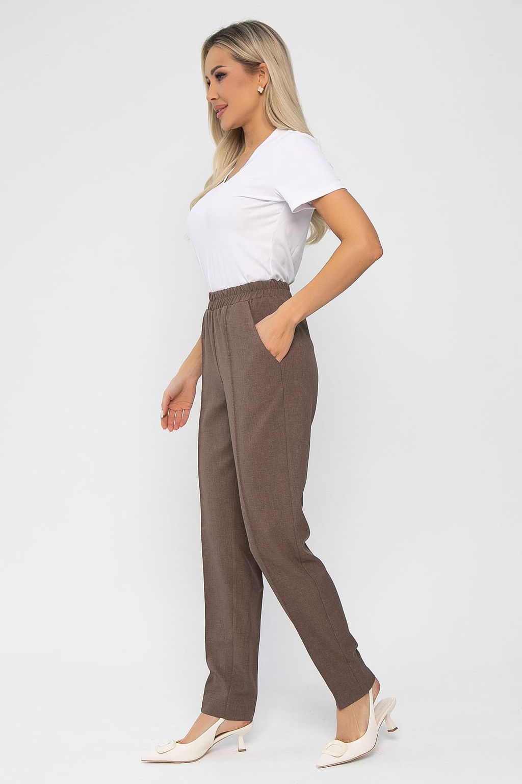 Брюки Адриатика (капучино) Б13525-19М - Lt collection фото 8