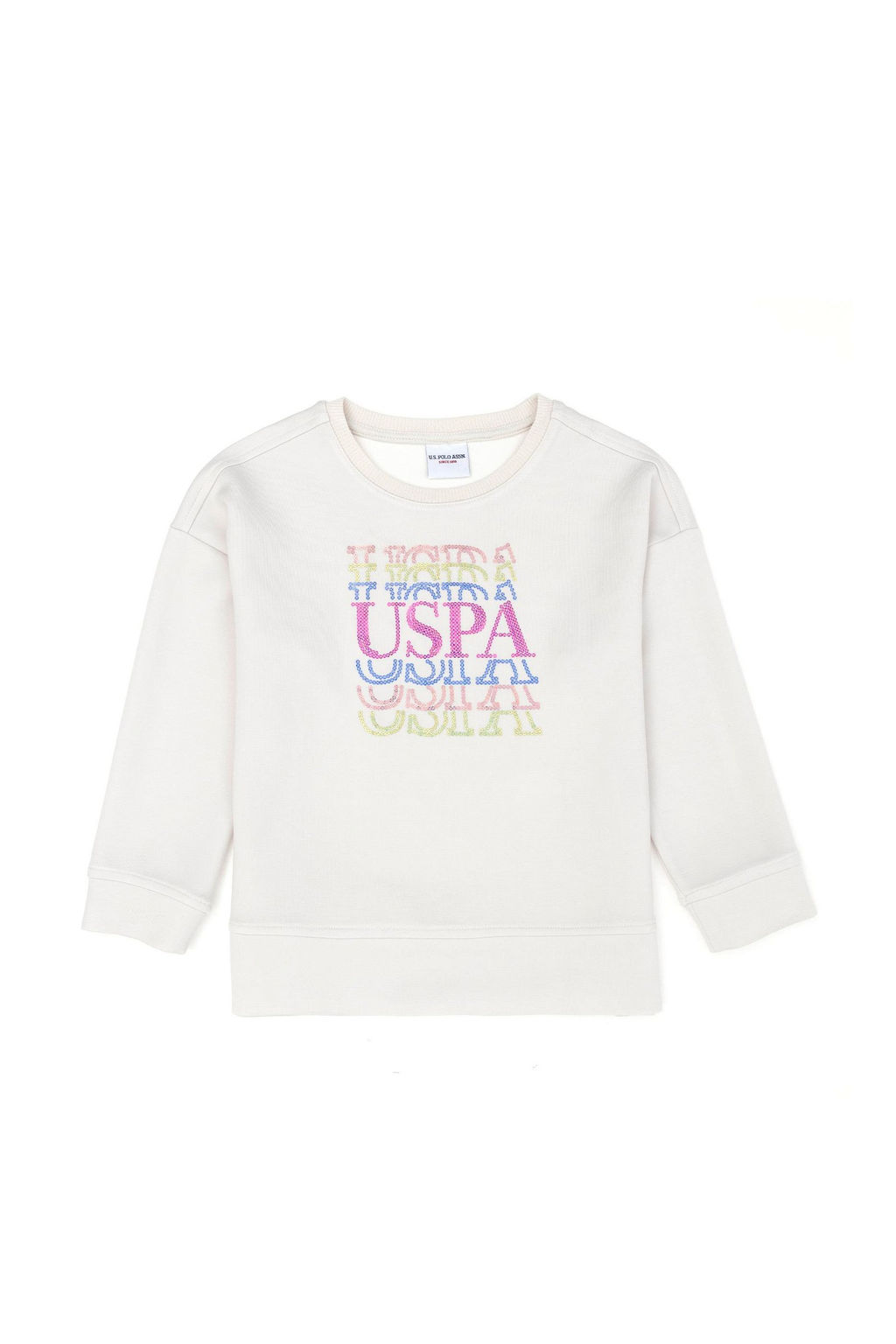 Толстовка с круглым вырезом для девочек Stone Неожиданная скидка в корзине - U.s. polo assn фото 2