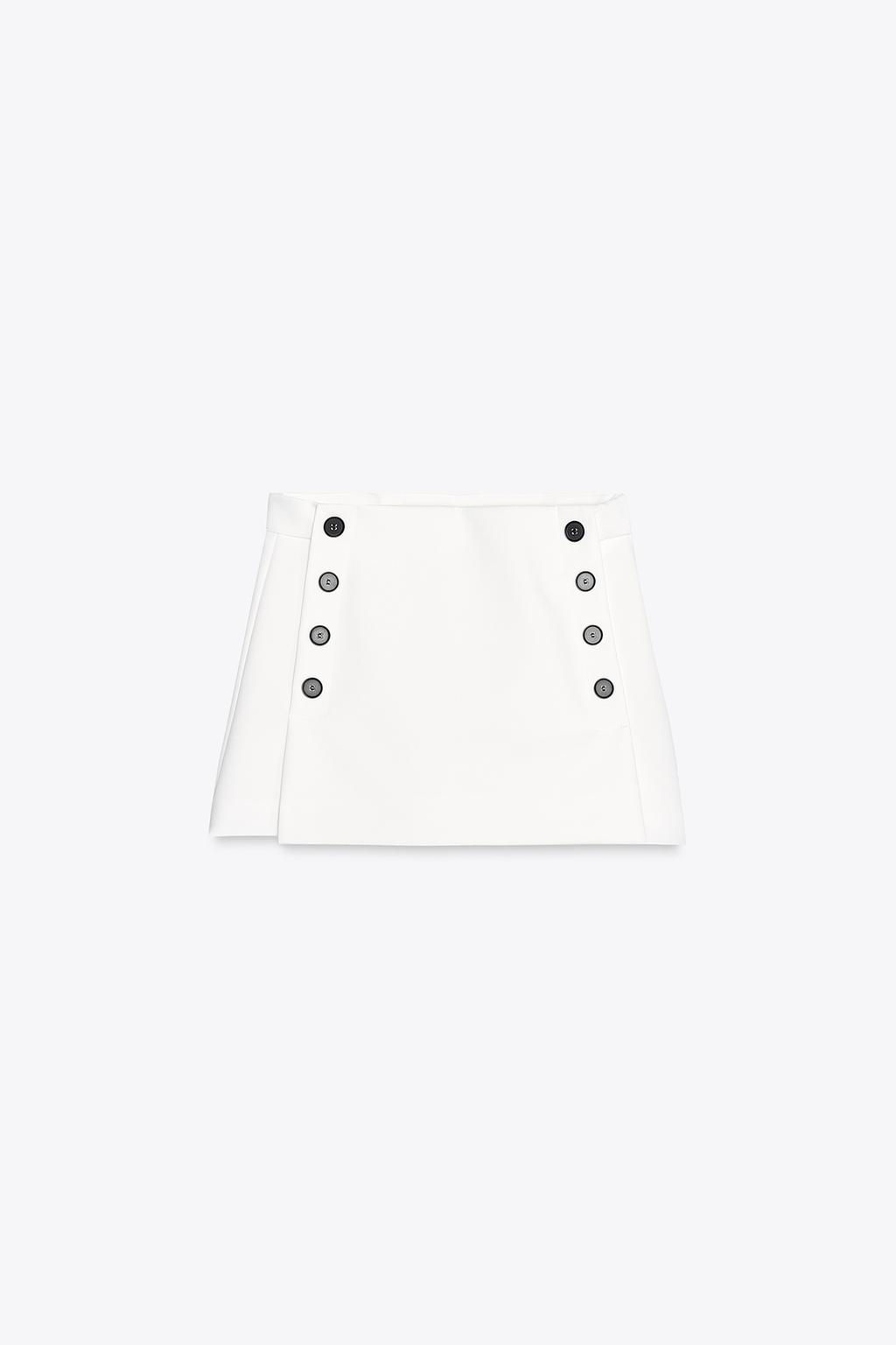 SKORT WITH BUTTONS - Zara фото 12