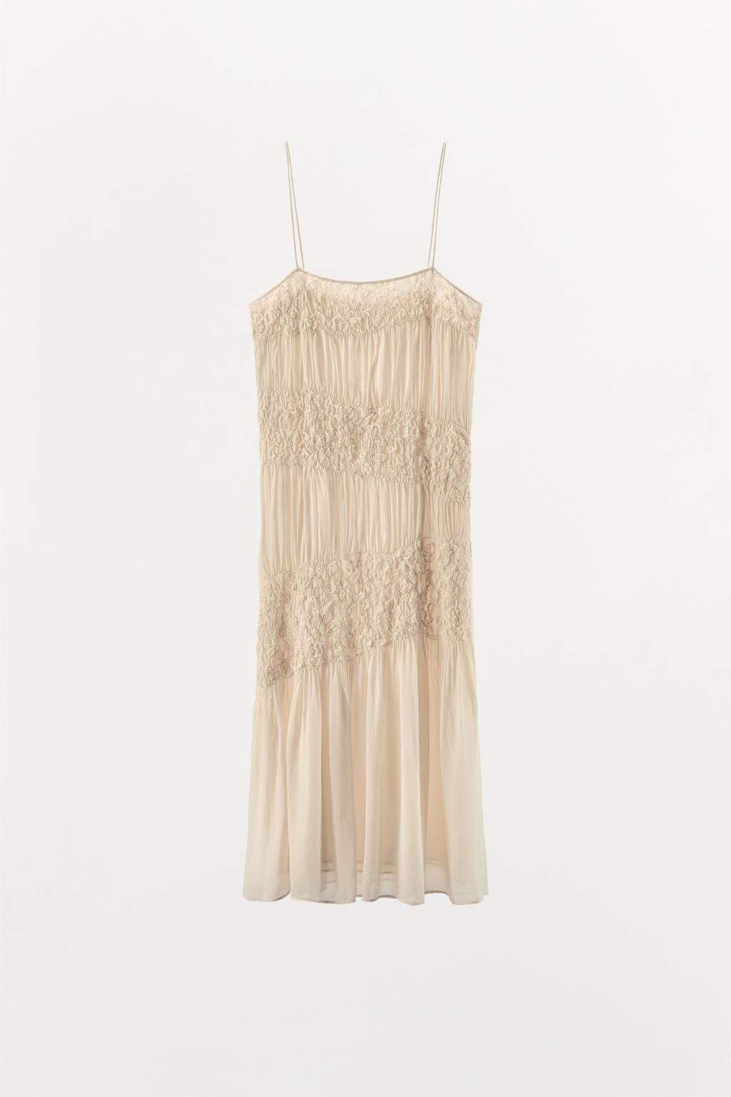 PLEATED STRAPPY DRESS - Zara фото 7