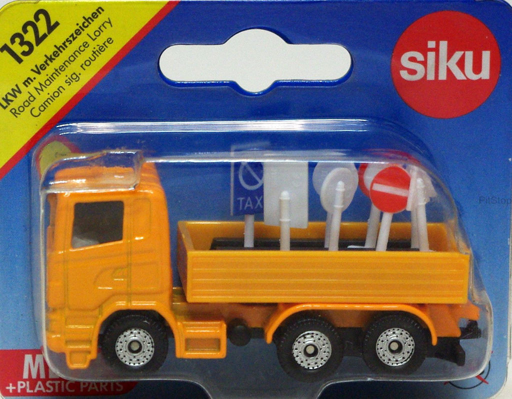 Грузовик Siku с дорожными знаками  фото 4