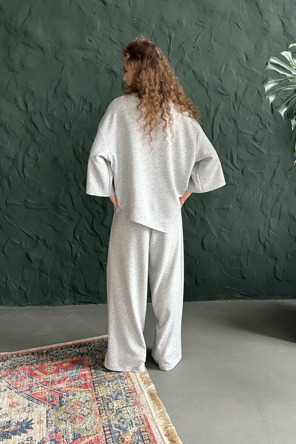 Брюки женские ASY107/01/Серый меланж