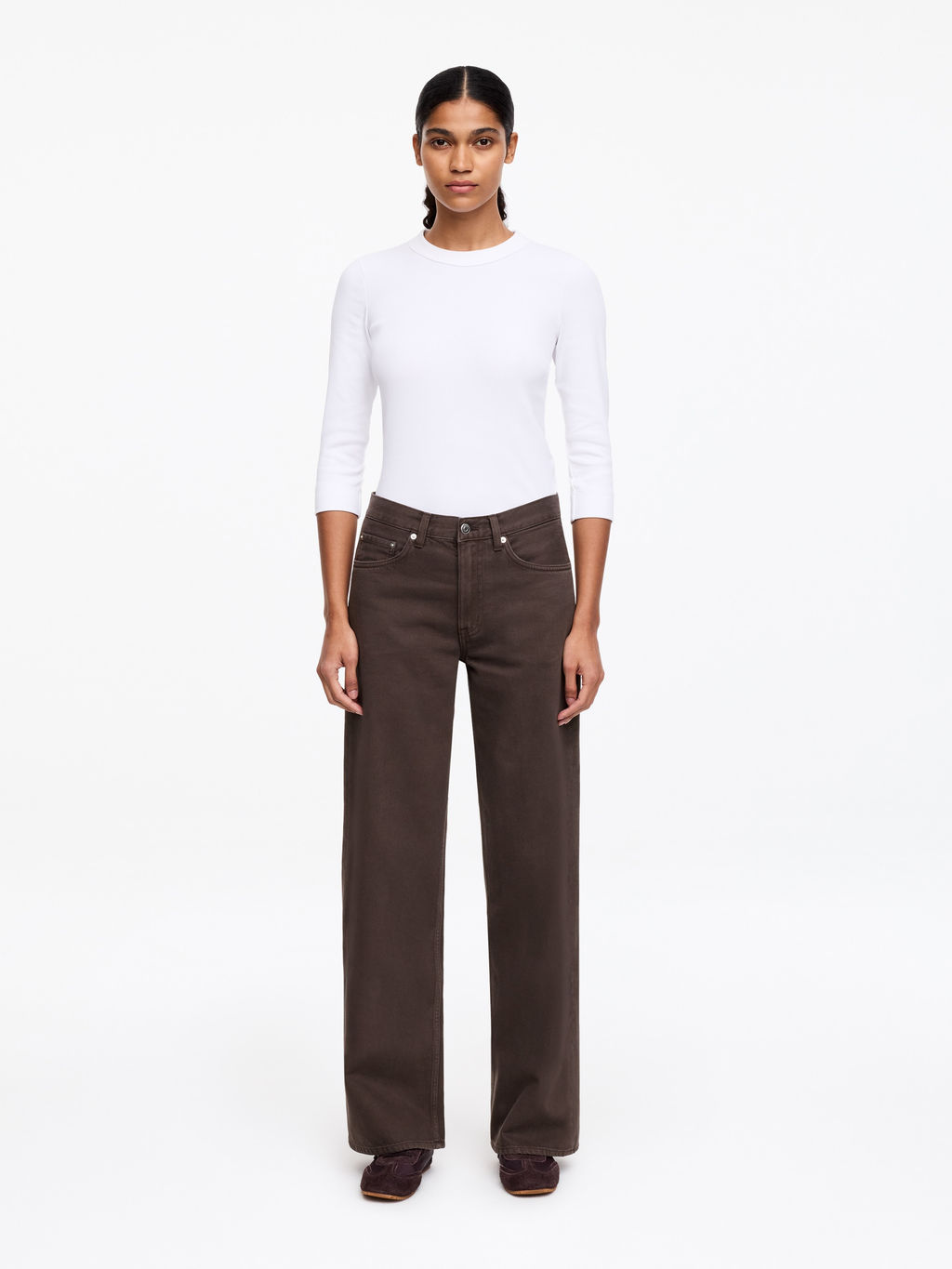 Vaqueros wide loose CLOUD - H&m фото 3