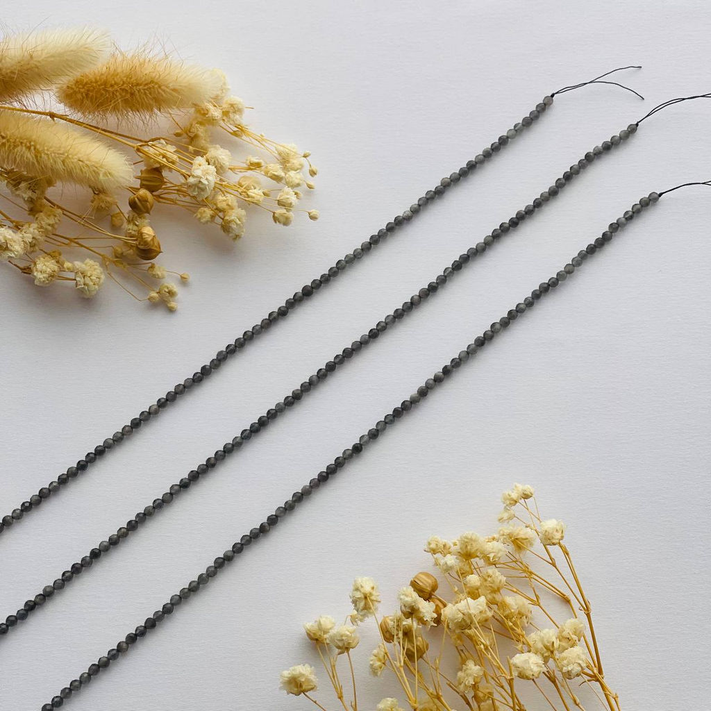 Бусины для украшений из Кварца тон. 39 см