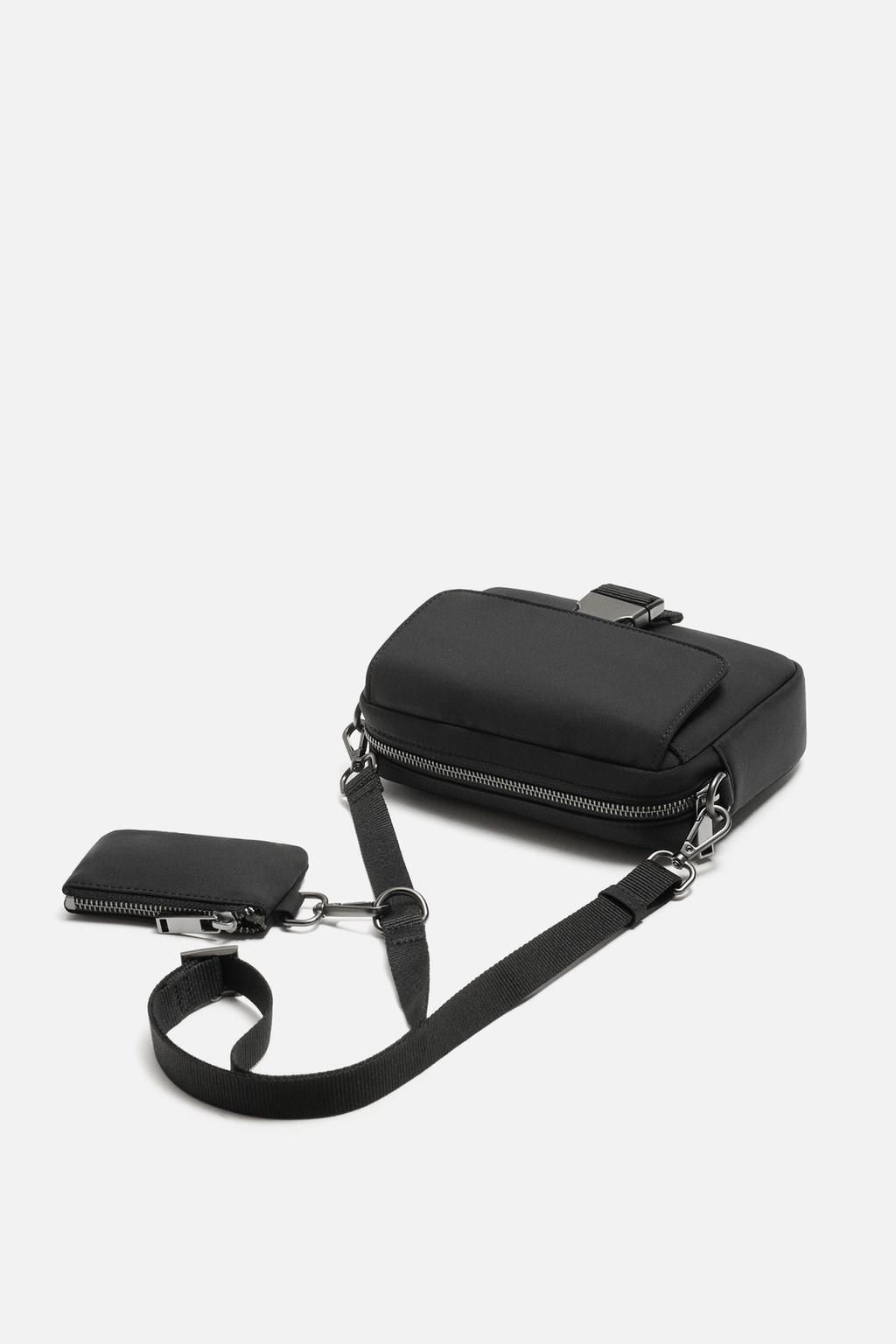 NYLON CROSSBODY BAG - Zara фото 9
