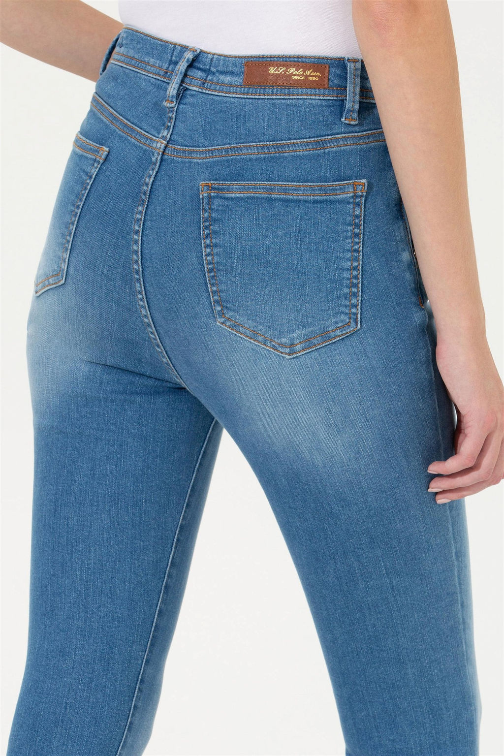 Женские синие джинсовые брюки Неожиданная скидка в корзине - U.s. polo assn фото 7