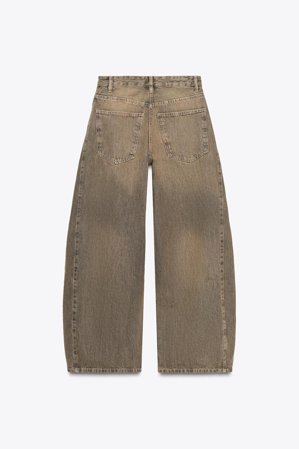 TRF OVERSIZE LOW-RISE JEANS - Zara фото 9