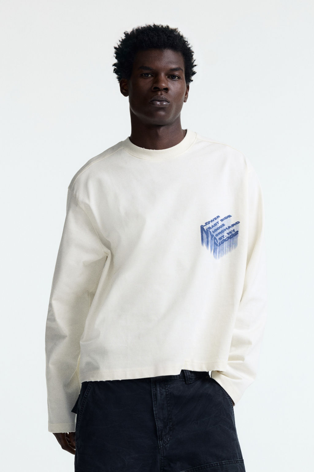 Camiseta estampada de punto Oversized Fit - H&m фото 2
