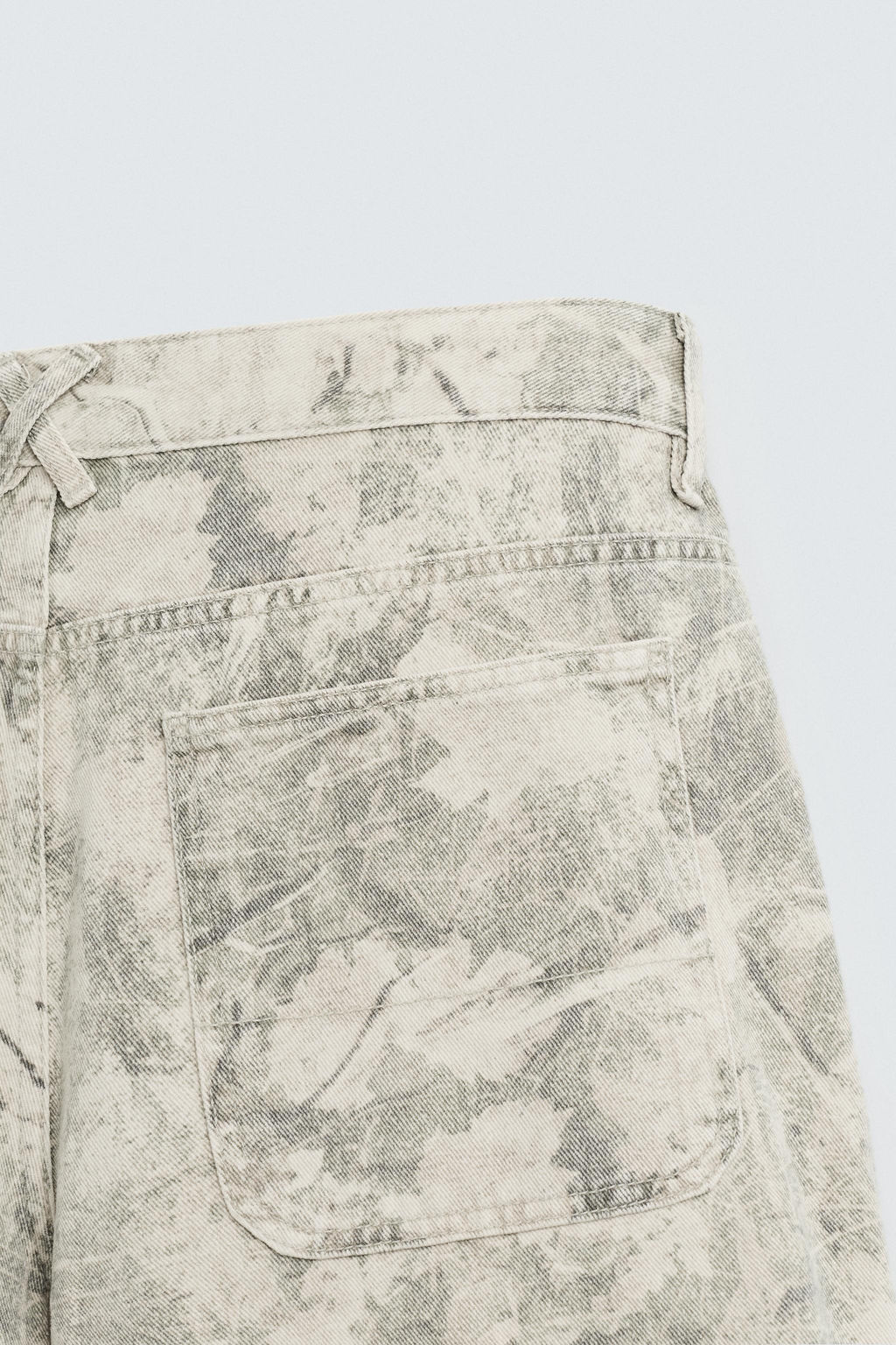 ABSTRACT PRINT RELAXED FIT BERMUDA SHORTS - Zara фото 22