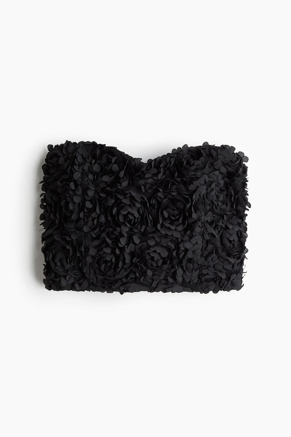 Top bandeau cropped con aplicaciones - H&m фото 5