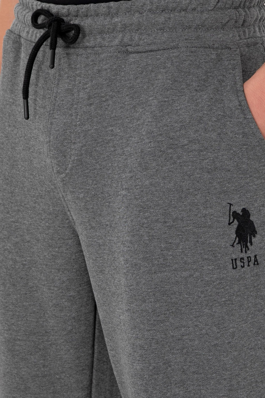 Мужские спортивные штаны антрацитового меланжа Неожиданная скидка в корзине - U.s. polo assn фото 5