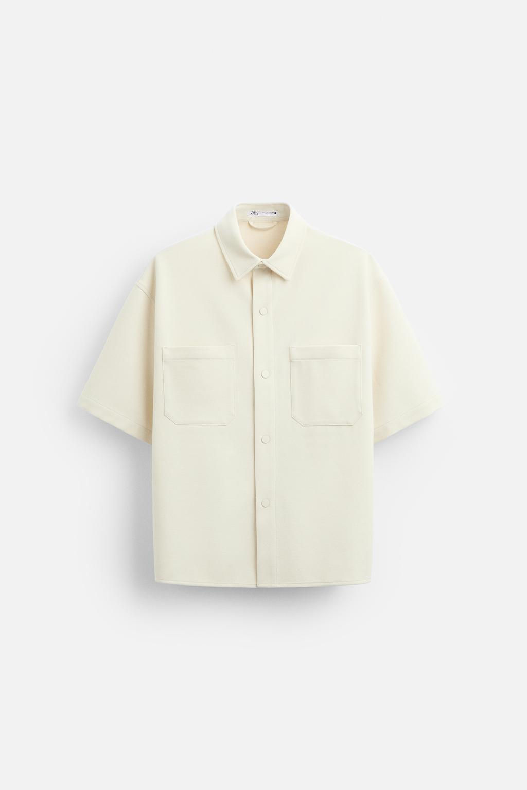 TEXTURED COMFORT OVERSHIRT - Zara фото 7