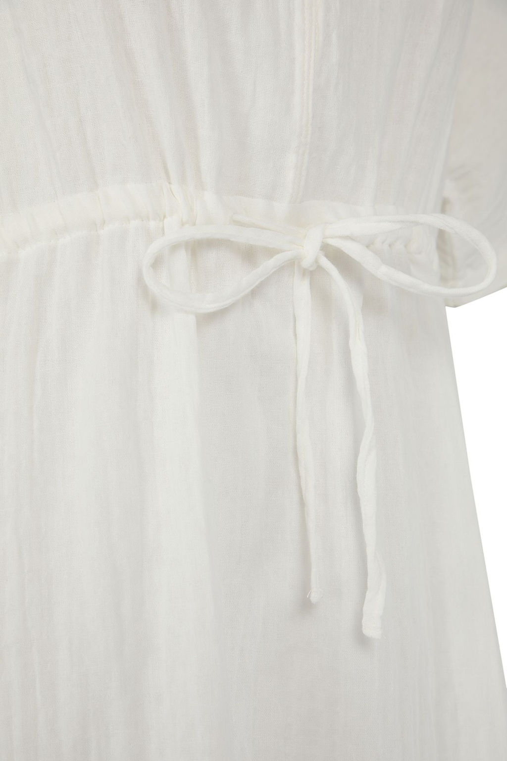 Trendyolmilla Haki Midi Dokuma Buzgu Detayl? Muslin Plaj Elbisesi TBESS25EL00008 фото 12