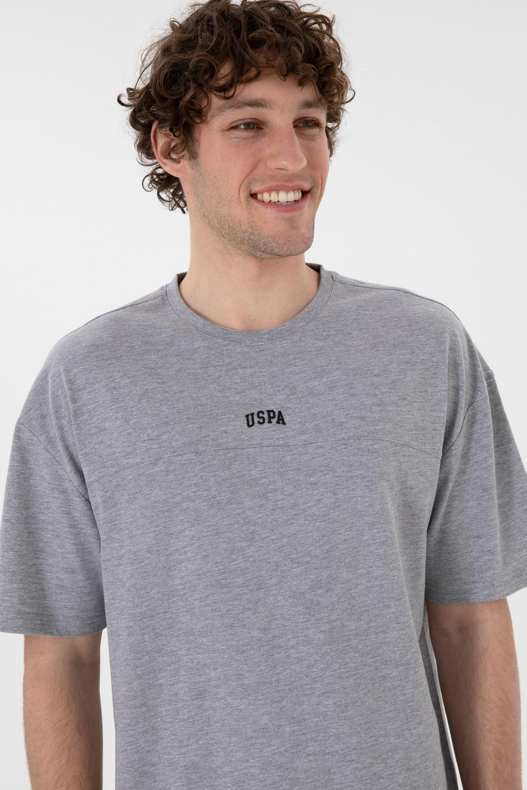 Erkek Gri Melanj Ti__rt Sepette S_rpriz _ndirim - U.s. polo assn фото 3