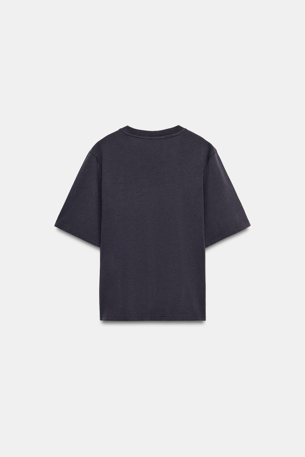 CAMISETA ENTALLADA ALGOD?N / Azul - Zara фото 6