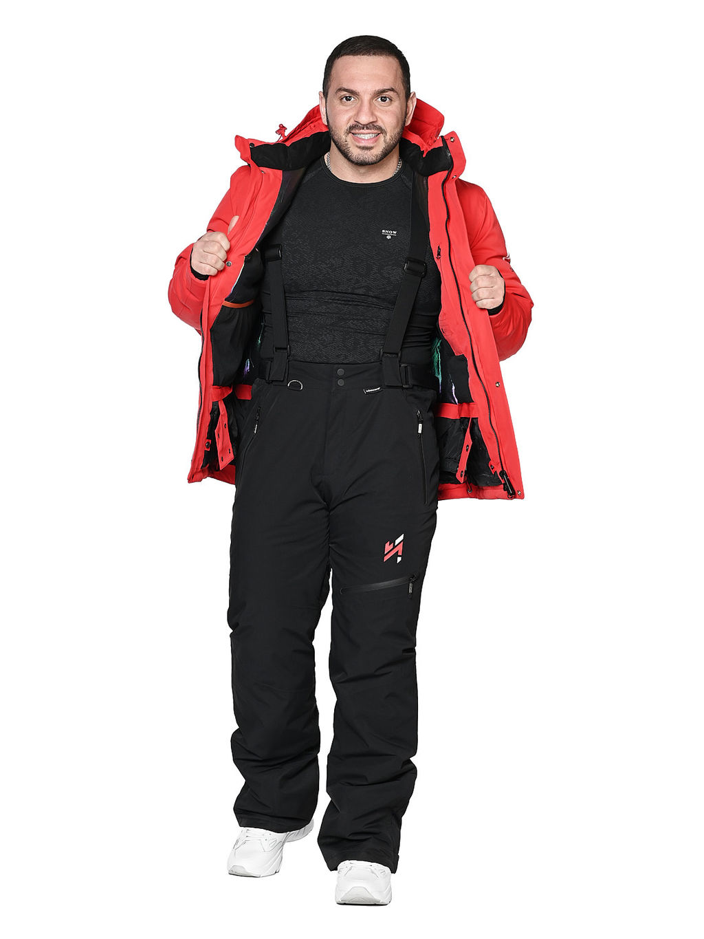 Костюм A-89200 Серый - Snow headquarter фото 38