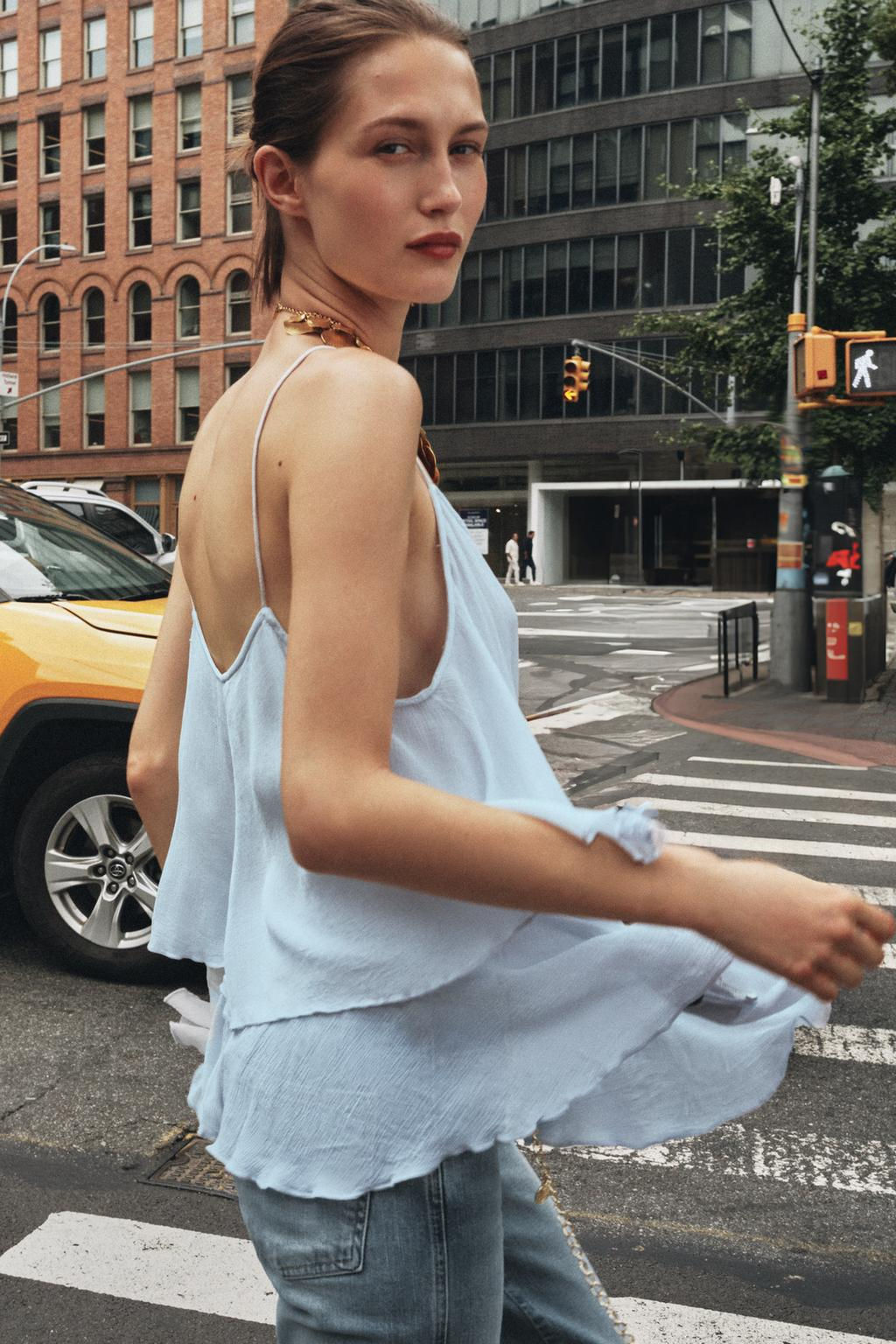 LACE TRIM CAMISOLE TOP - Zara фото 4