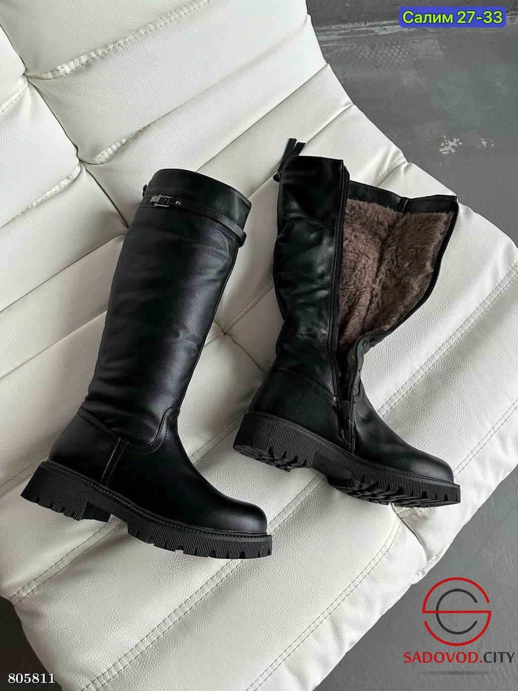 Сапоги женские с мехом внутри - Bruno фото 9
