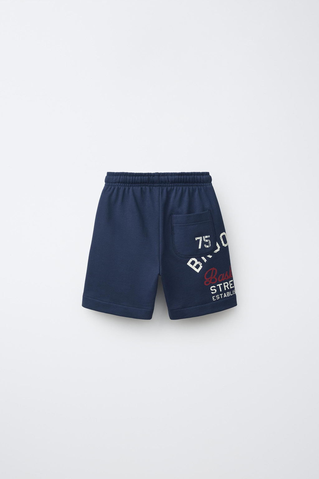 BERMUDA JOGGING ESTAMPADO BROOKLYN / Marino oscuro - Zara фото 4
