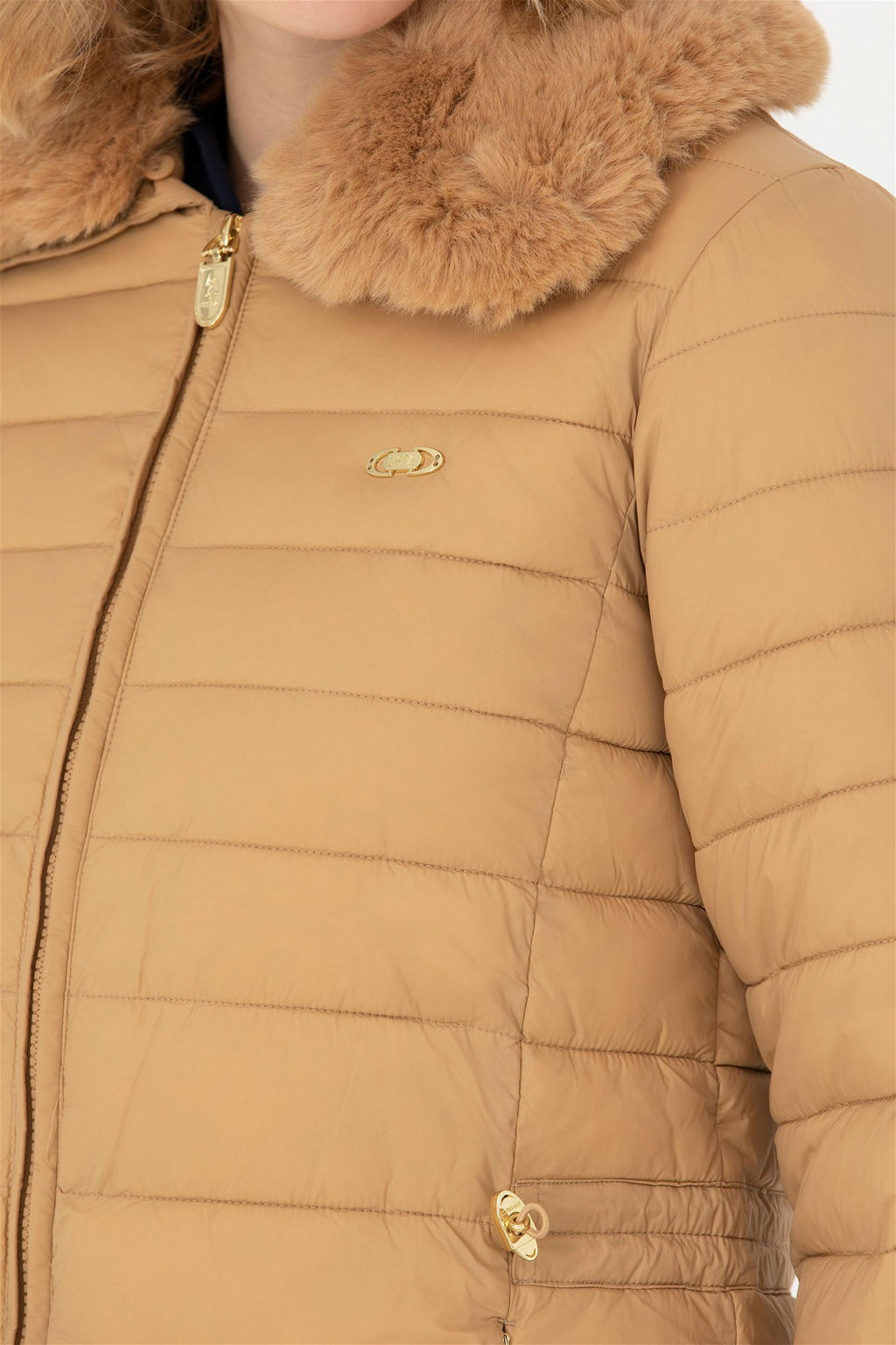 Женское песочное пальто Неожиданная скидка в корзине - U.s. polo assn фото 7